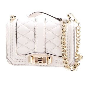 Rebecca Minkoff Cream Quilted Mini Bag